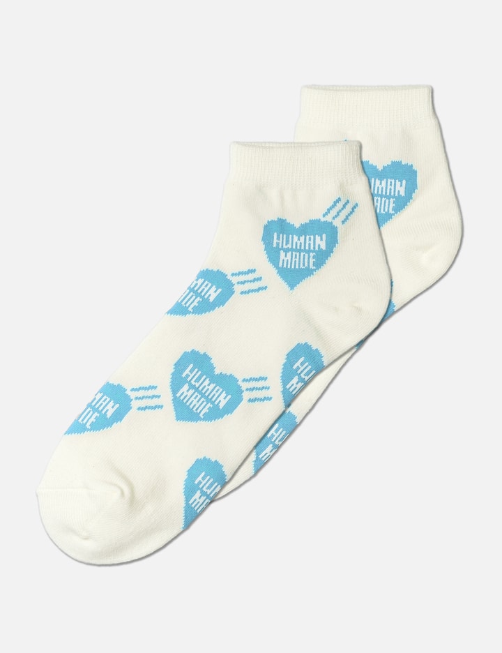 Human Made Heart Short Socks In Blue