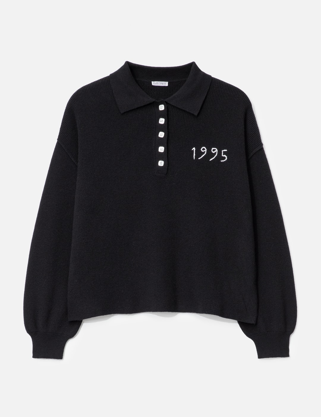 Black 1995 Knit Polo view 8