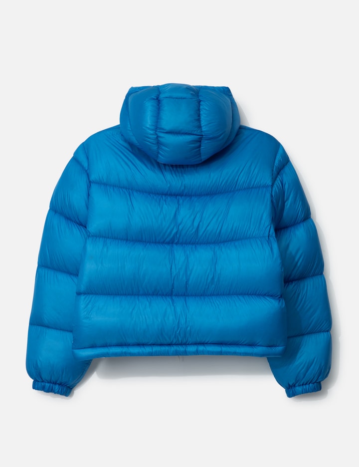 Jil Sander Nylon Puffer Jacket In Blue