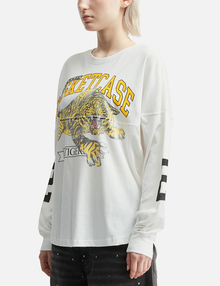 Shop Basketcase Tiger Football Longsleeve T-shirt
