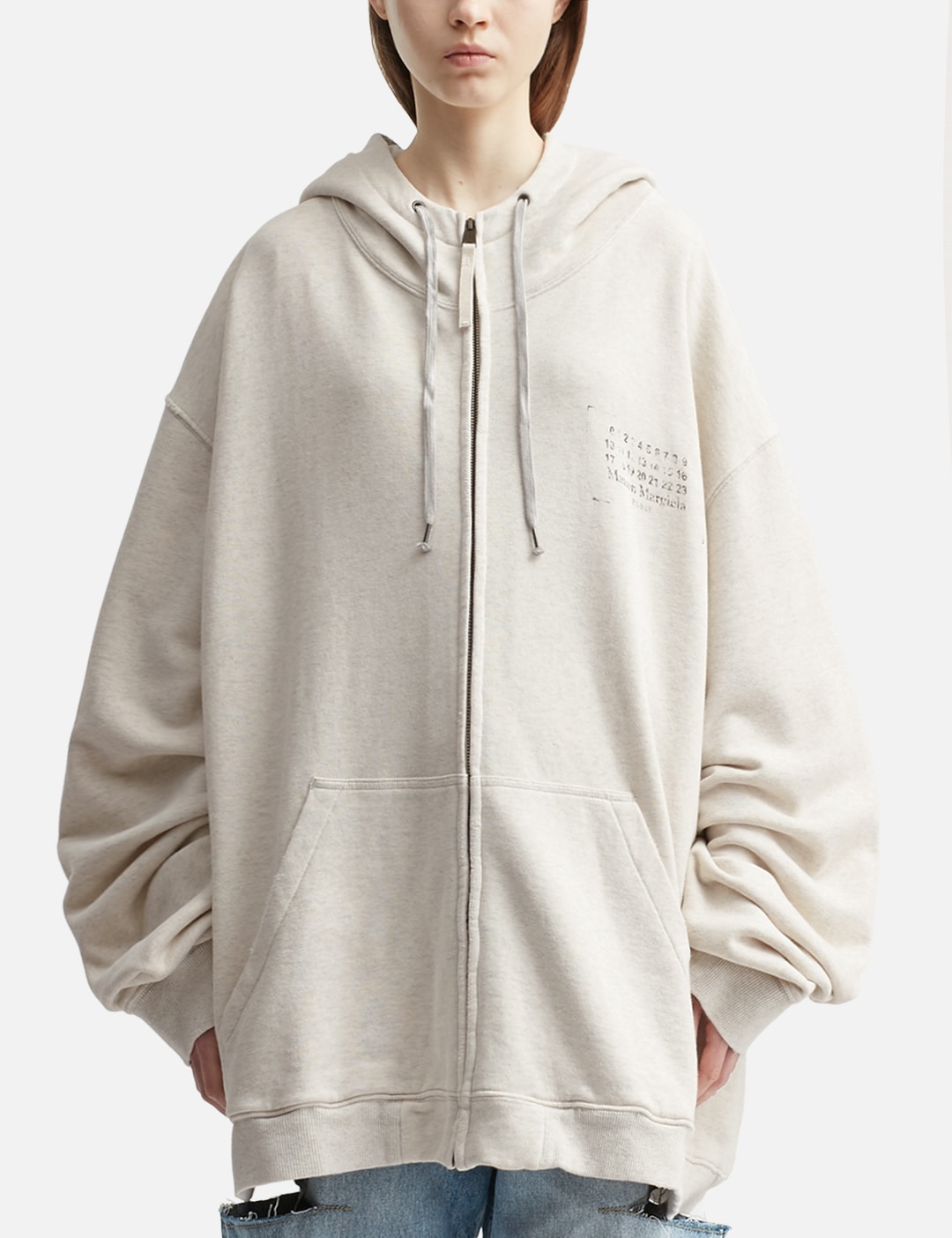 Stamp Logo Zip Hoodie view 6