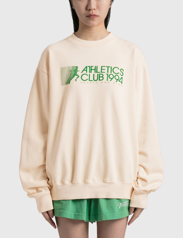 Sporty &amp; Rich Athletic Crewneck In Beige