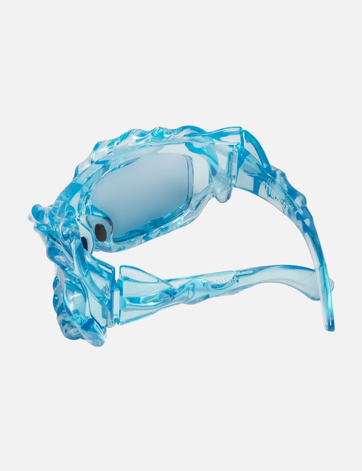 Shop Ottolinger Twisted Sunglasses In Blue