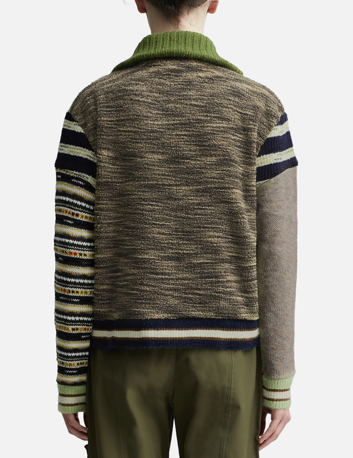 BLIFDEN PATCHWORK ZIP-UP CARDIGAN Placeholder Image