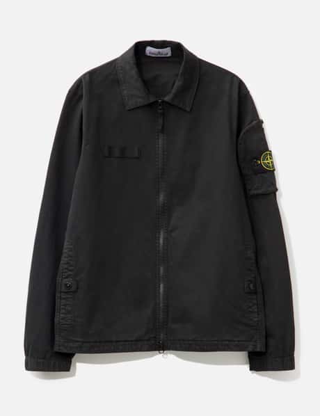 Stone Island Organic StretcOrganic Stretch Broken Twill Overshirt