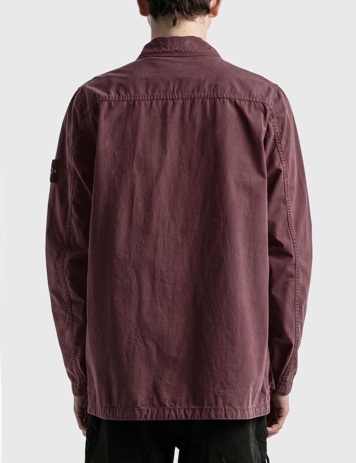 'Old' Effect Garment Dyed Cotton Canvas Shirt Jacket Placeholder Image