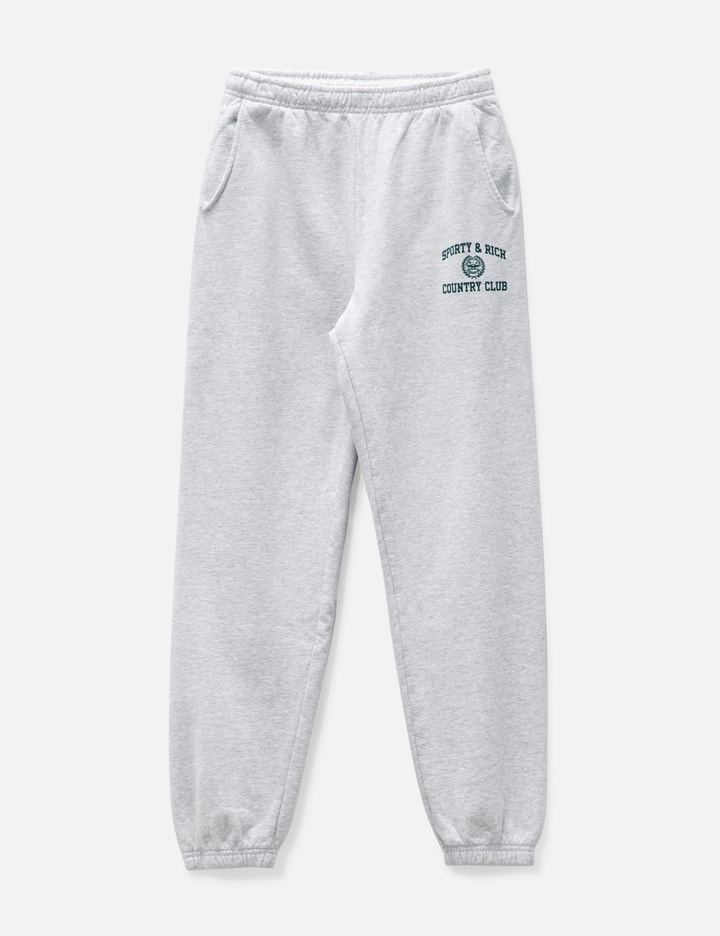Sporty &amp; Rich Varsity Crest Sweatpants In Grey