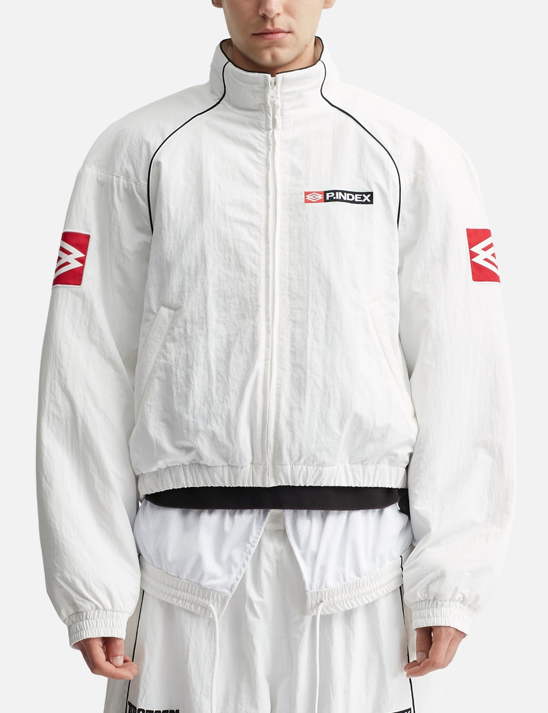Exaggerated Shoulder Track Jacket view 18