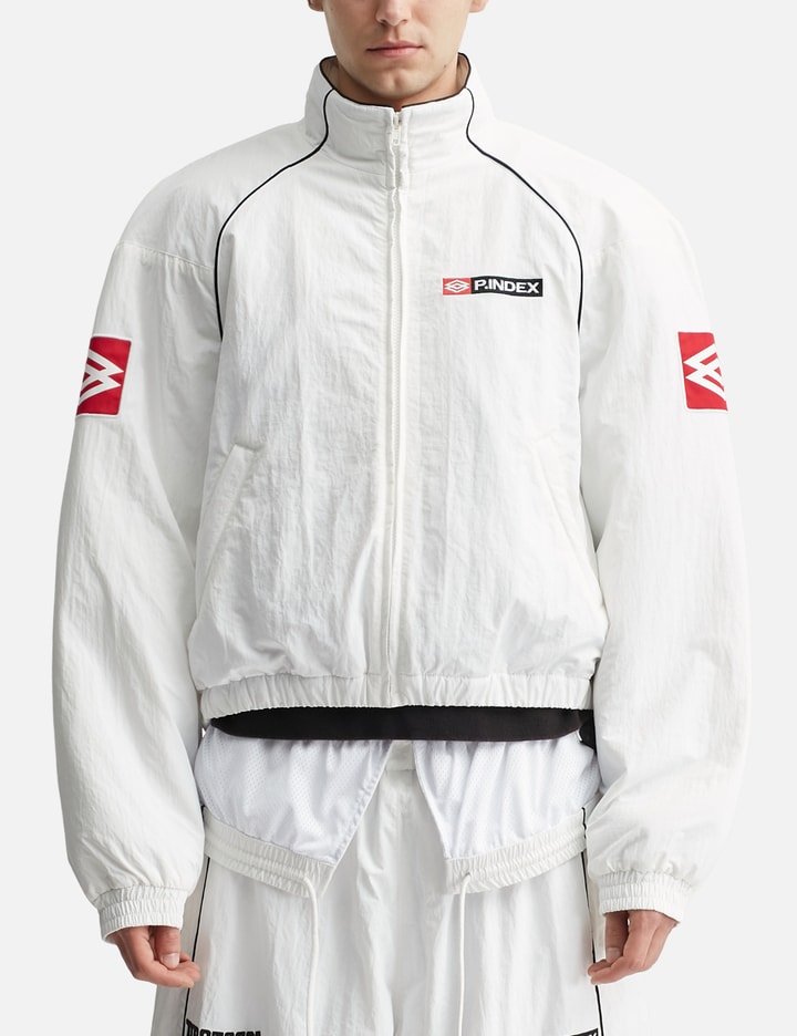 Protocol-Index Exaggerated Shoulder Track Jacket
