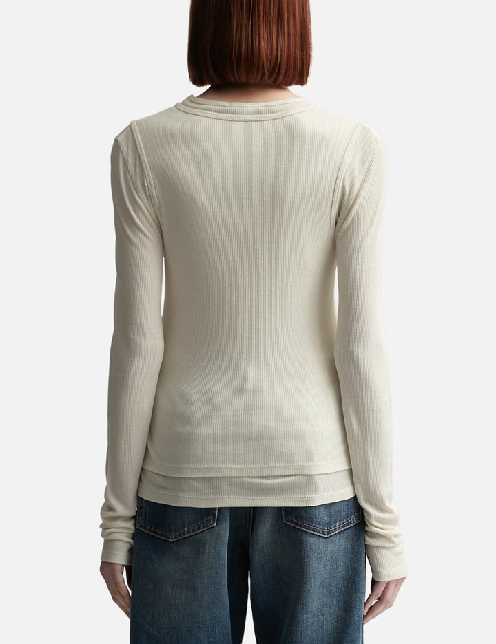 Double-layered Long Sleeve T-shirt Placeholder Image