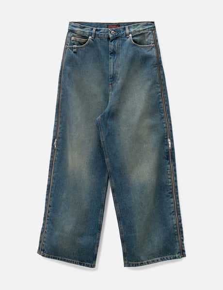 LUU DAN Side Zip Jeans