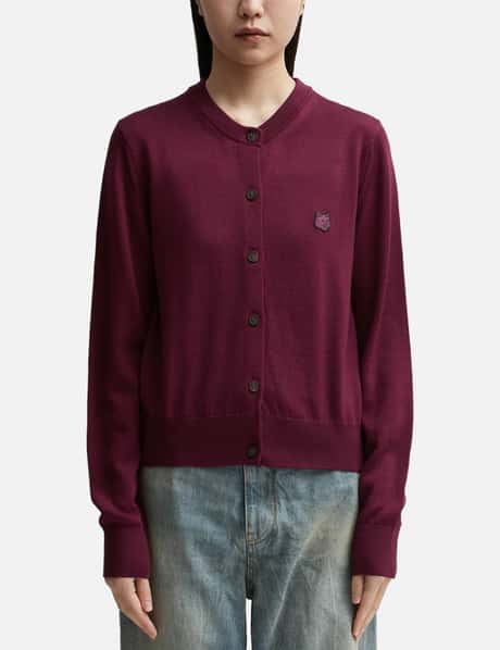 Maison Kitsuné 볼드 폭스 헤드 패치 레귤러 가디건