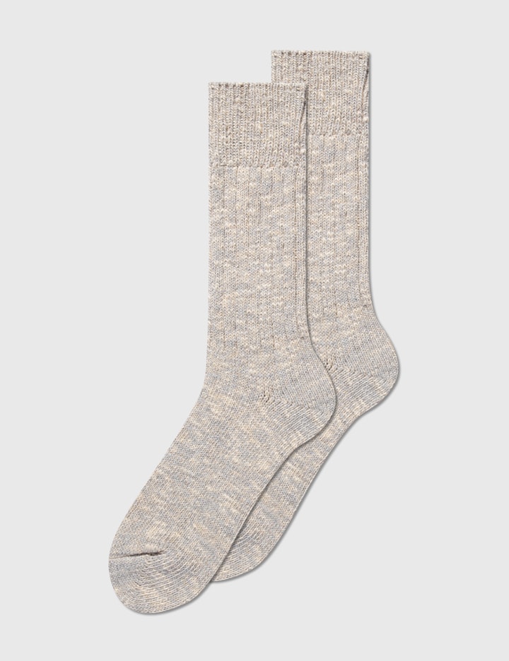 Low Gauge Slub Crew Socks Placeholder Image