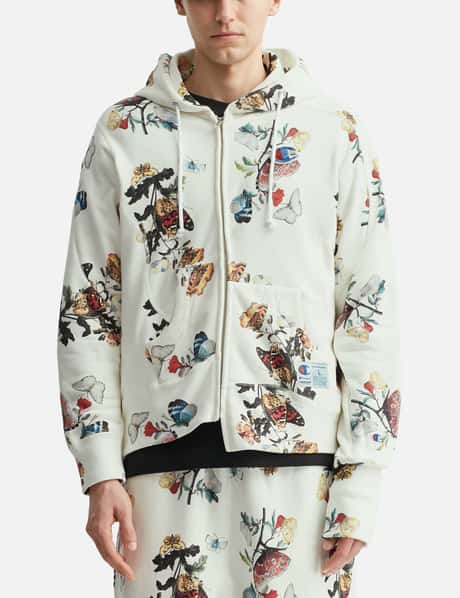 Undercover Undercover x Champion UC2E1802-2 Curved Zip-up Hoodie 