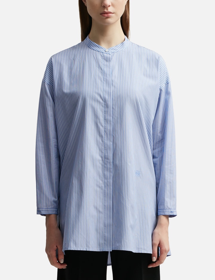 Deconstructed Shirt In Striped Cotton Placeholder Image