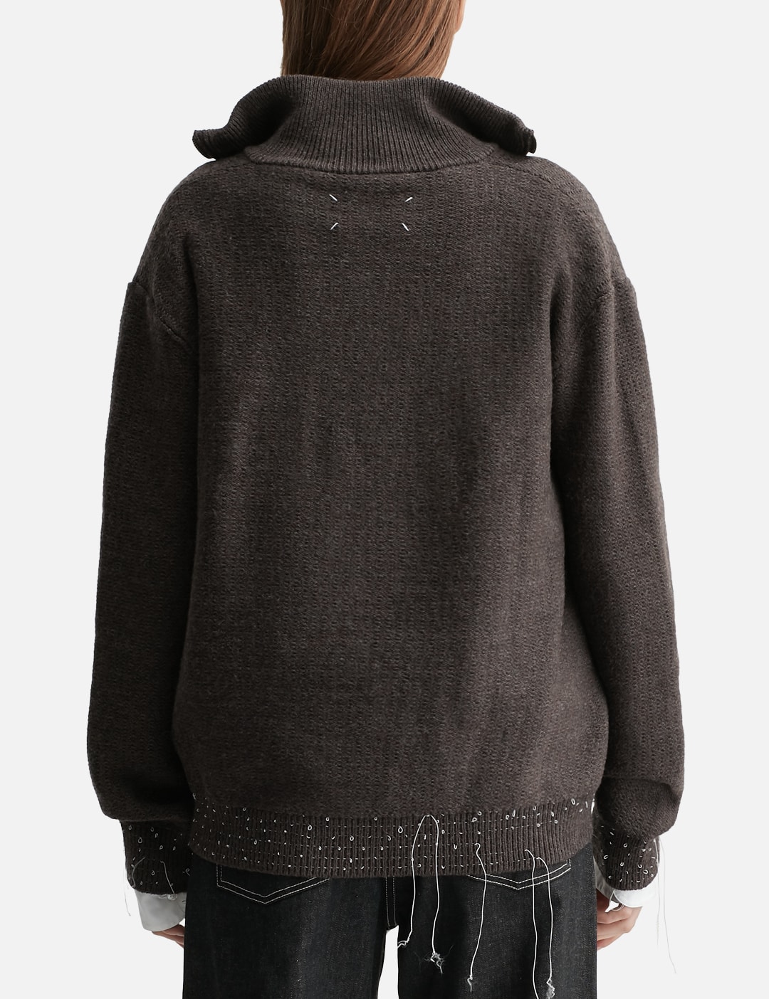Wool Quarter-Zip Sweater view 13