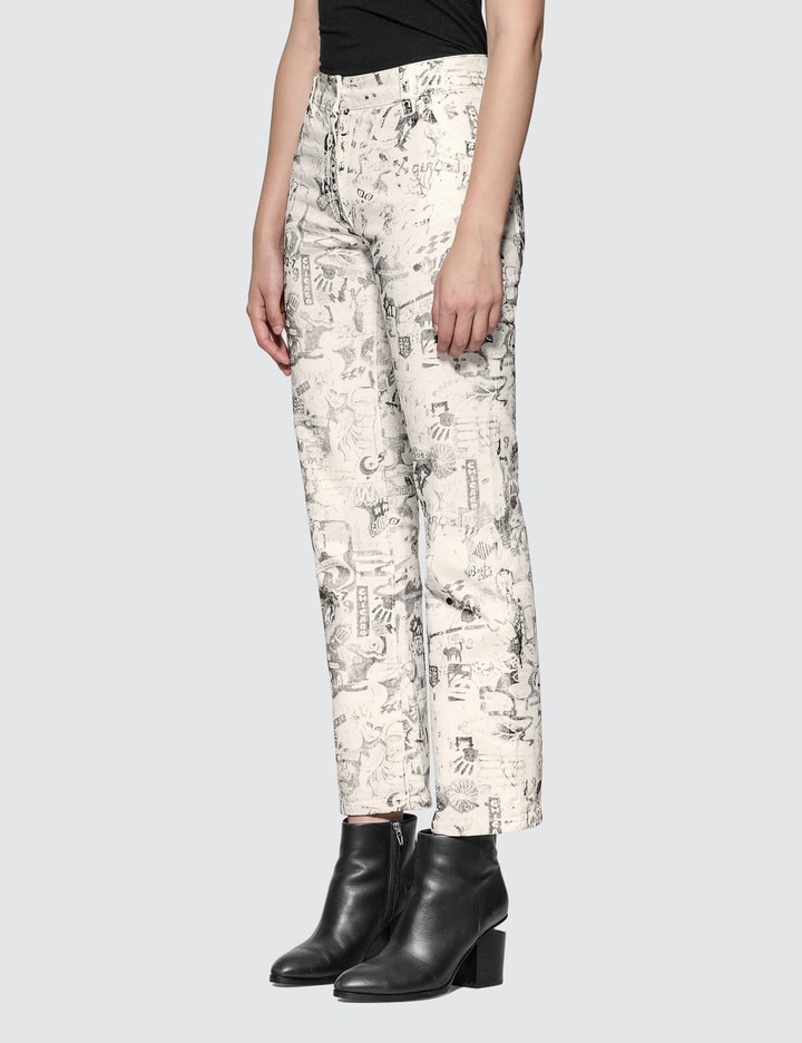 All Over Graphic Cropped Pants Placeholder Image