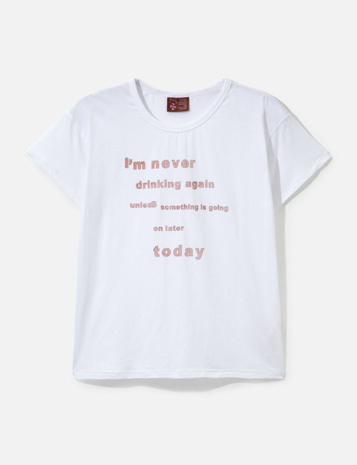 Praying Never Drinking Again Mens T-Shirt