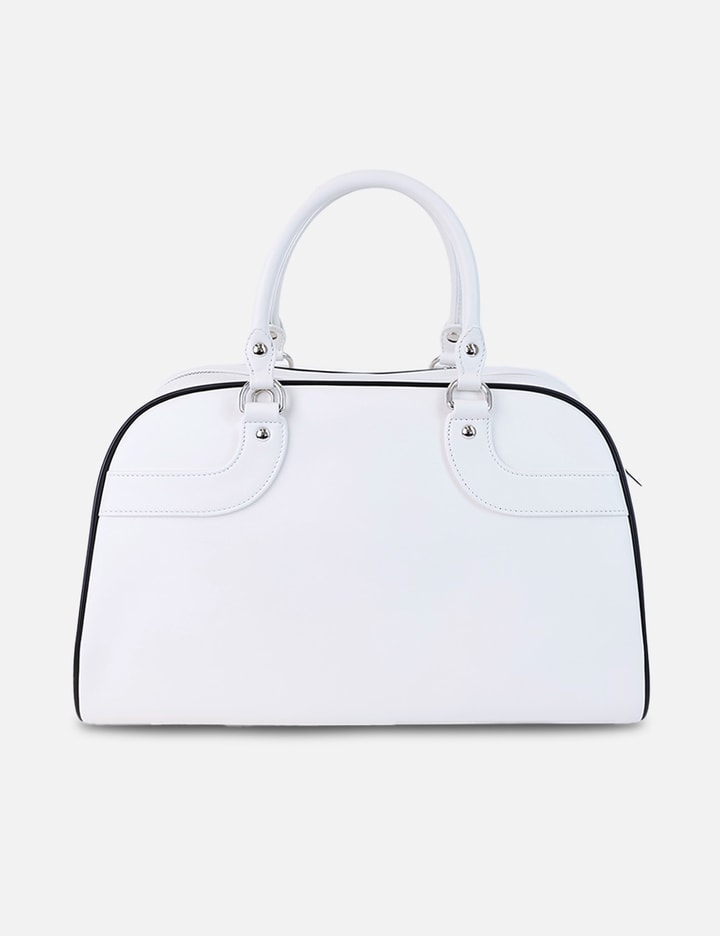 Prada x Adidas Bowling Bag in White Calfskin Placeholder Image