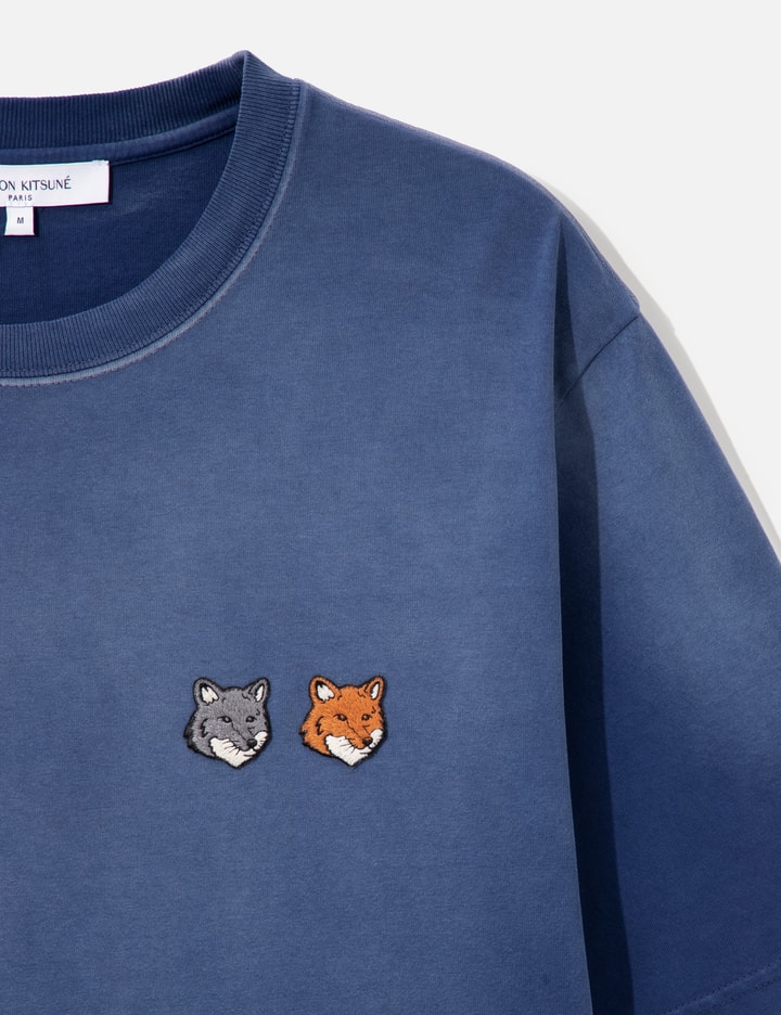 Maison Kitsuné Double Fox Head Faded Regular Tee-Shirt