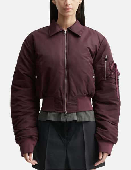 NACHE Cropped Bomber Jacket