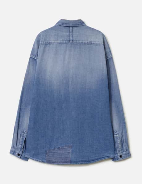 Patch Denim Shirt 5YR Wash view 8