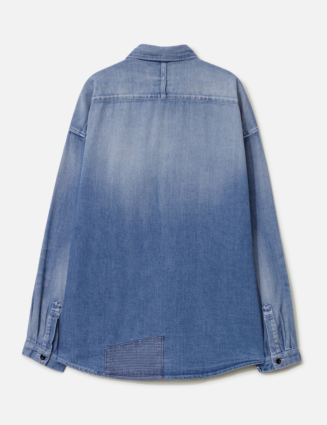 Patch Denim Shirt 5YR Wash view 9