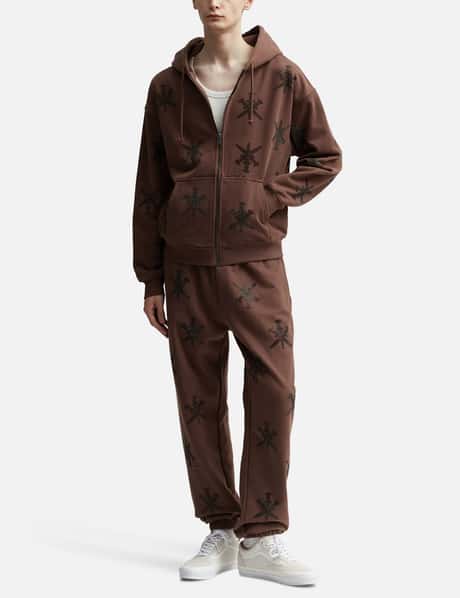 UNKNOWN - Brown Black Rhinestone Jogger | HBX - Globally Curated 