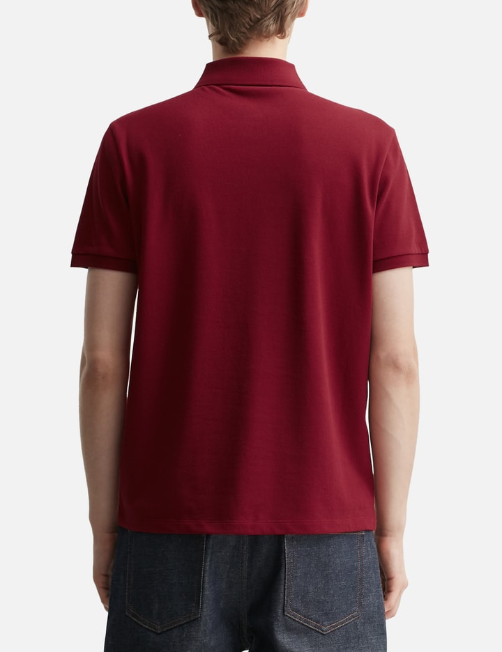 Moncler Year Of The Snake Patch Cotton Piquet Polo Shirt