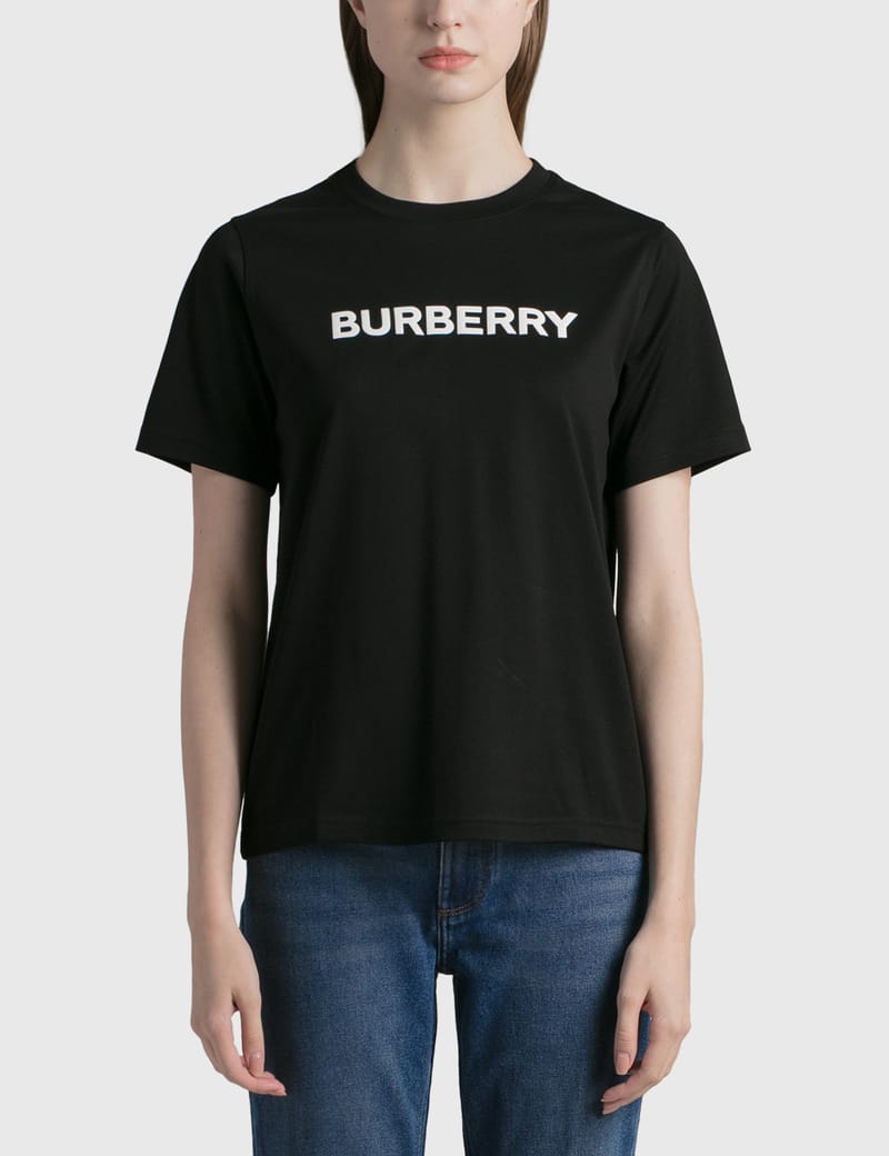 Burberry Logo Print Cotton T-shirt