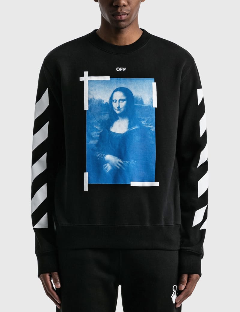 off white crewneck mona lisa