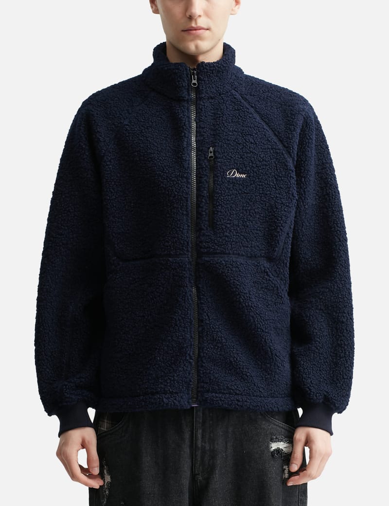 dime polar fleece sherpa zip black 黒 ダイム