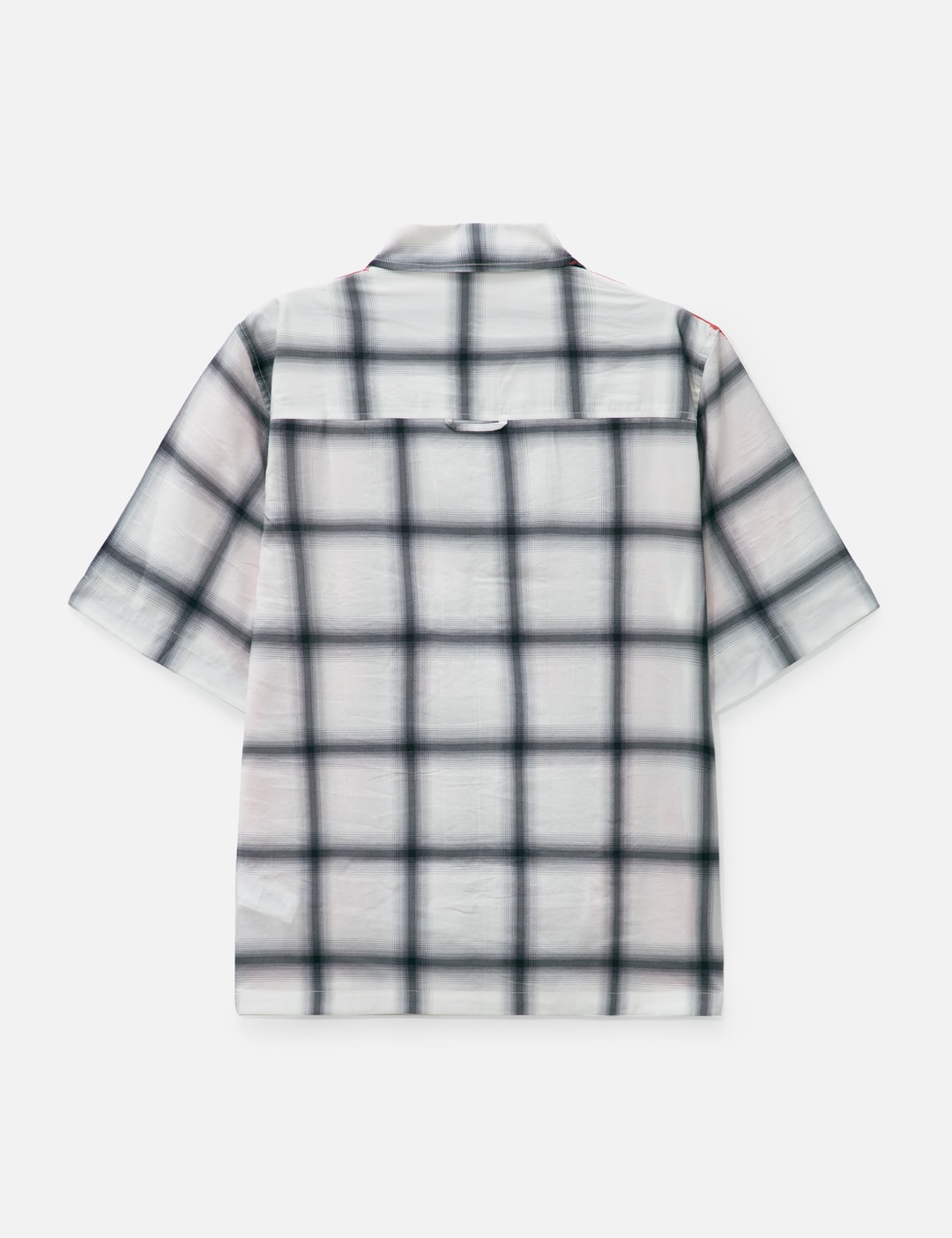 S-Nabil Check Bowling Shirt With Fading Logo view 9