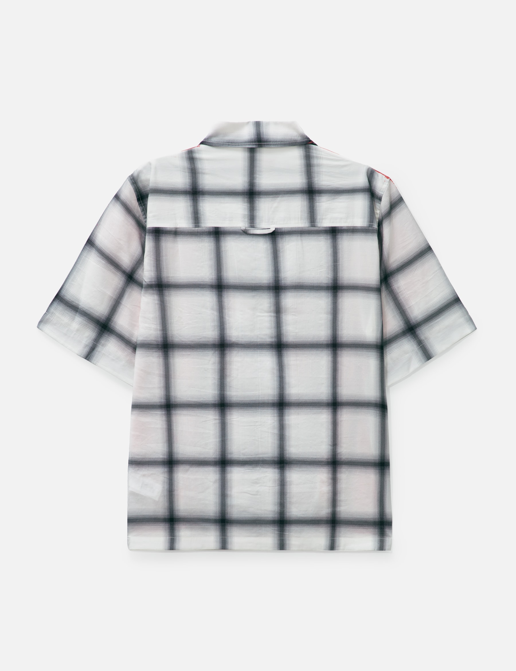 S-Nabil Check Bowling Shirt With Fading Logo view 17