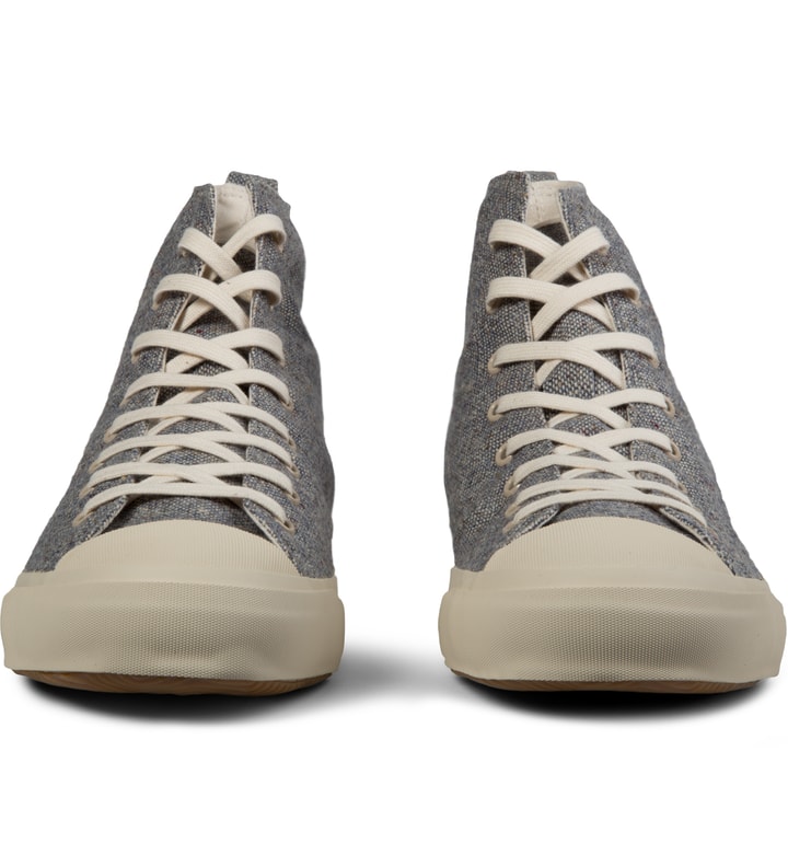 Grey/Tan Donegal Tweed High Top Sneakers Placeholder Image