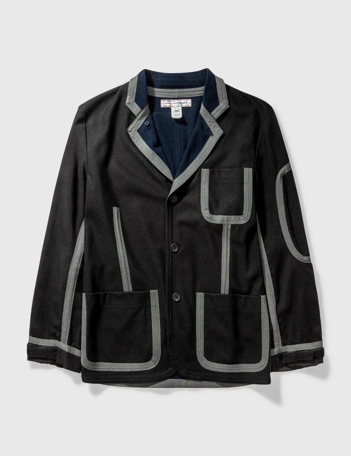 Comme Des Garçons Shirt Grey Trimming Blazer Placeholder Image