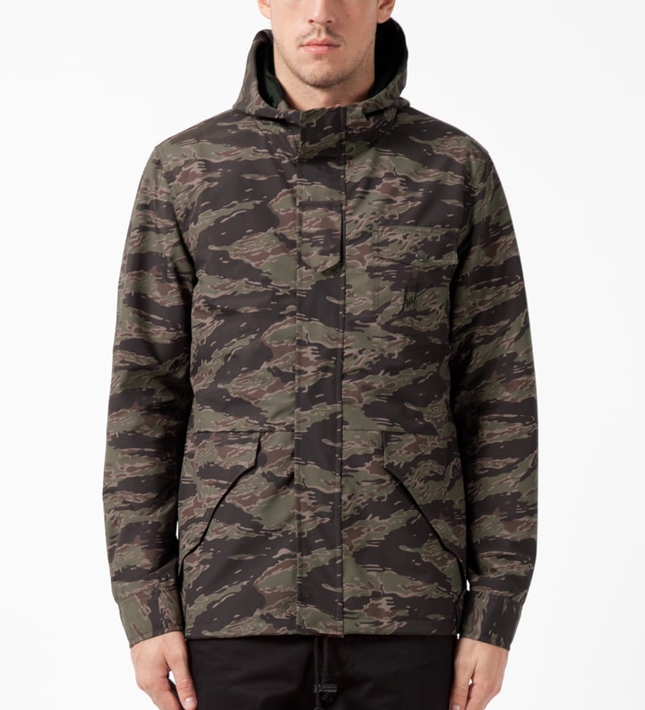 Tiger Camo Hooded Deck Jacket Placeholder Image