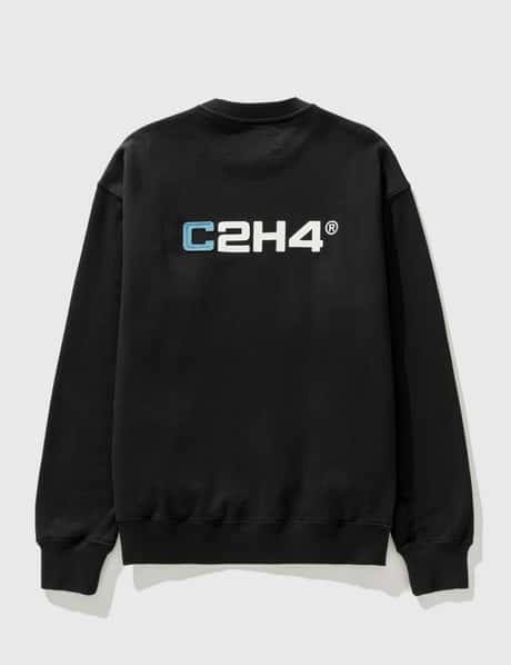 C2H4 スタッフ ユニフォーム ロゴ クルーネック