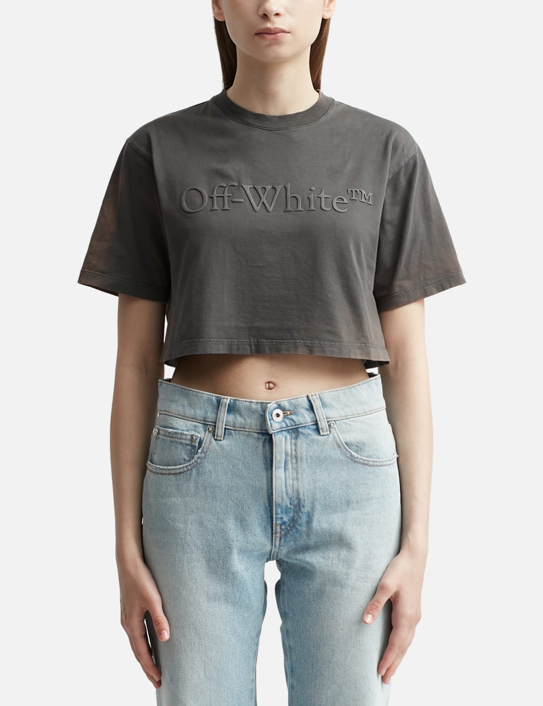 Off-White LAUNDRY CROP T-SHIRT