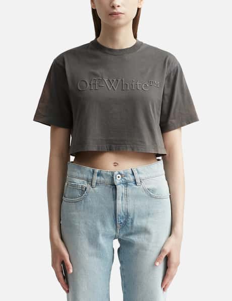 Off-White™ 런드리 크롭 티셔츠