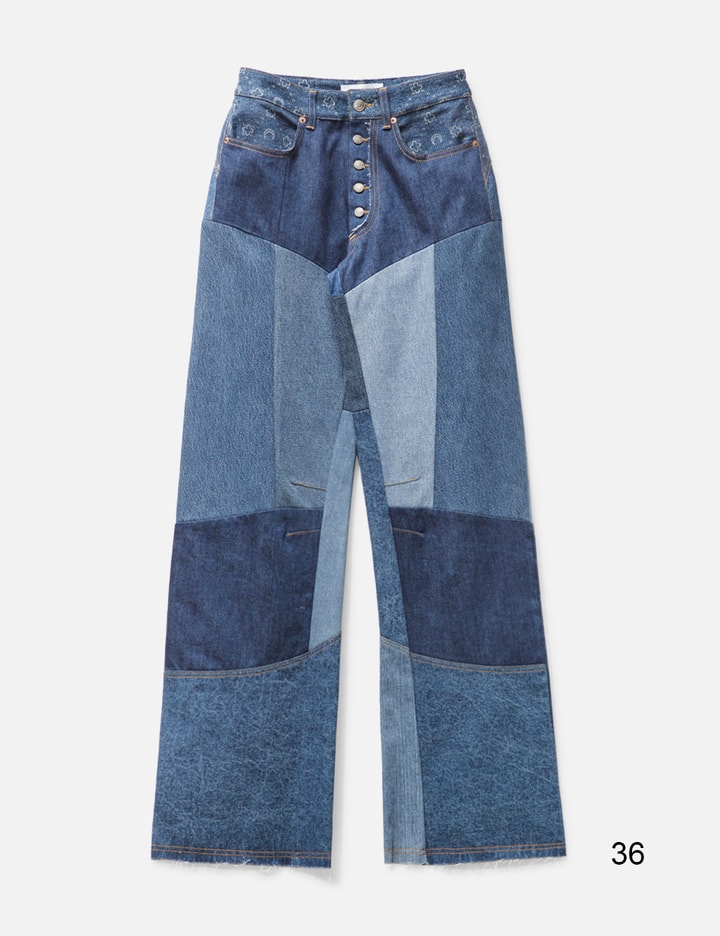 리제네레이티드 데님 모노그램 와이드 레그 트라우저 Placeholder Image