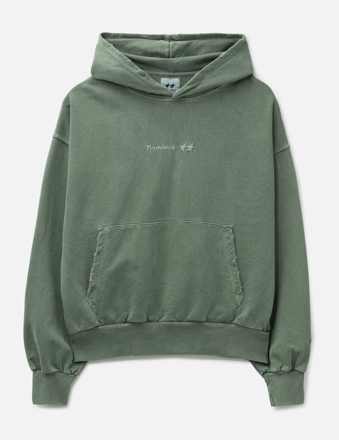 Pigment Dyed Green Icon Hoodie
