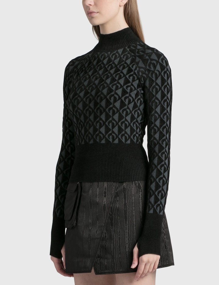 Moon Lozenge Textured Sweater Placeholder Image
