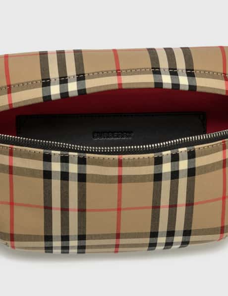 Burberry Bum Bag Vintage Check Medium Archive Beige in Cotton/Leather with  Silver-tone - US