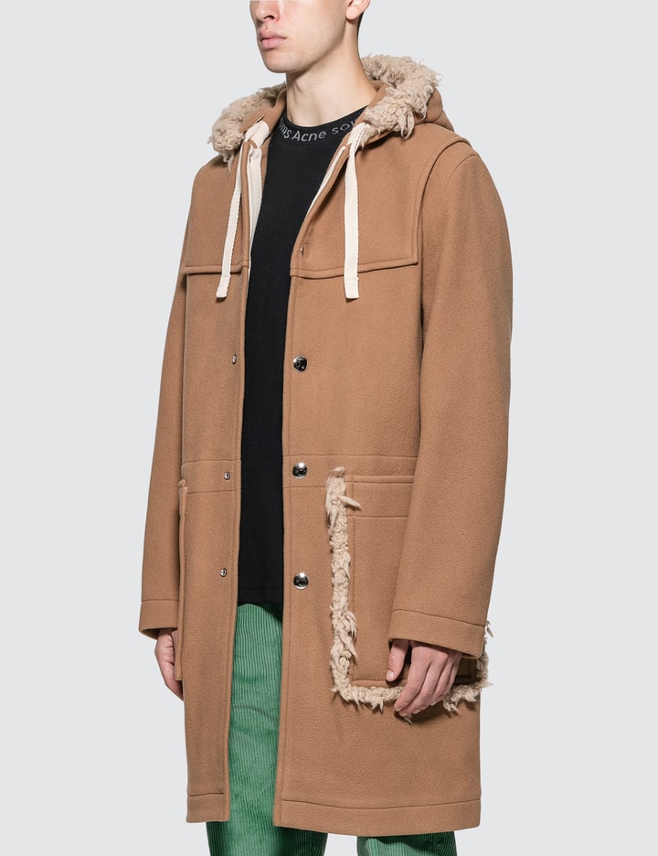 Orvon Faux Shearling Duffle Coat Placeholder Image