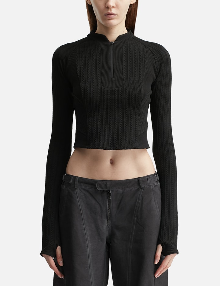 Mystephenm Vol. 3.0 Half Zip Up In Black