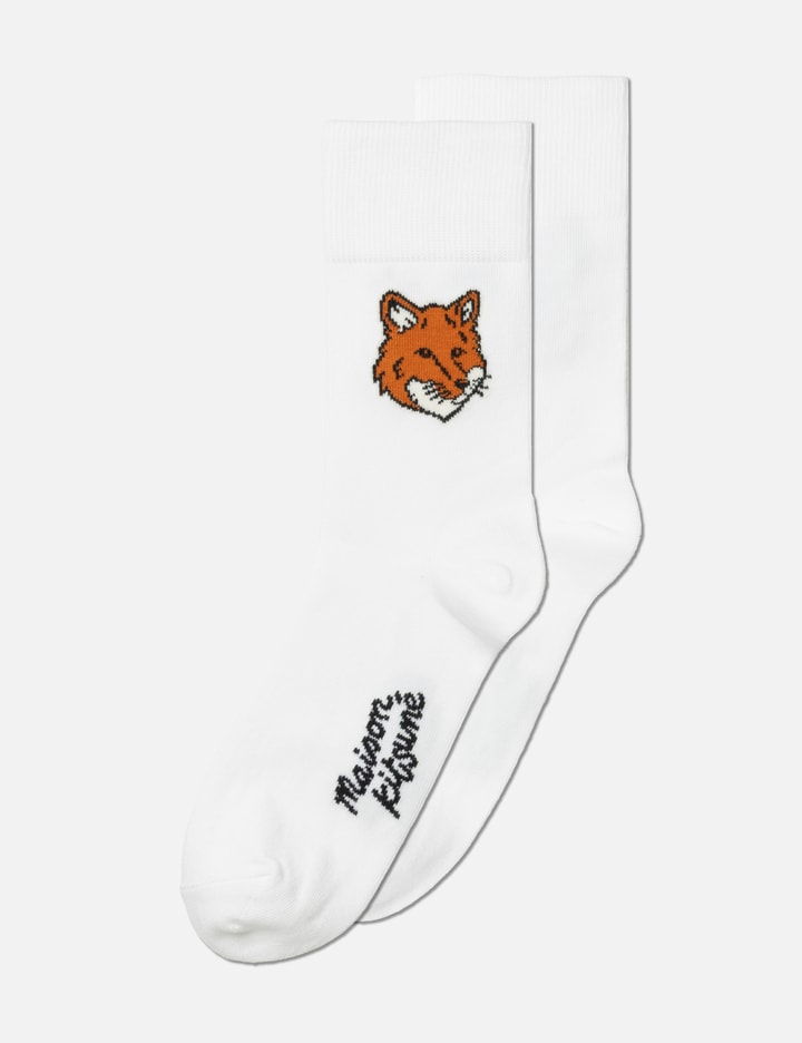 Maison Kitsuné Fox Head Socks