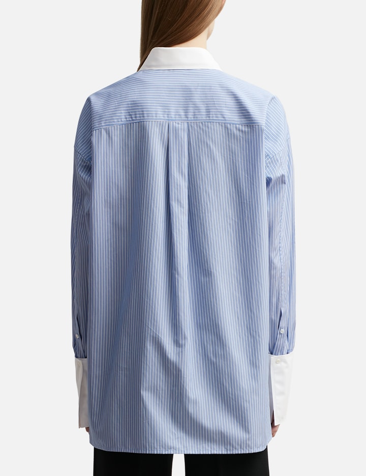 Deconstructed Shirt In Striped Cotton Placeholder Image