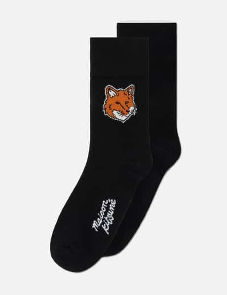 Maison Kitsuné Fox Head Socks