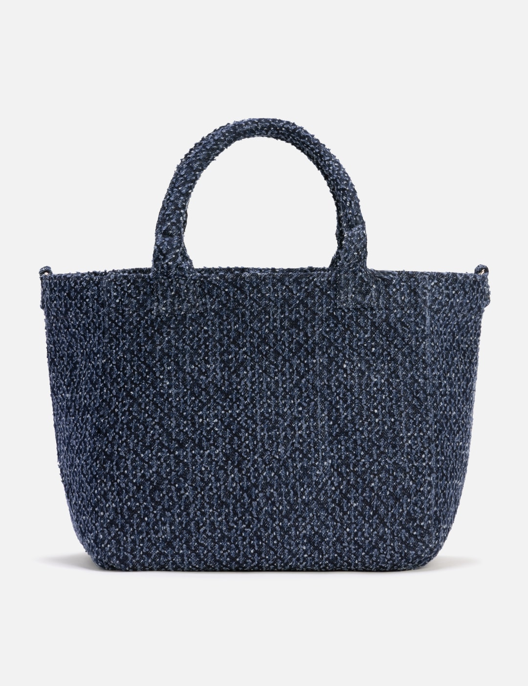 Small Trapeze Shopper Bear Tweed Denim view 12